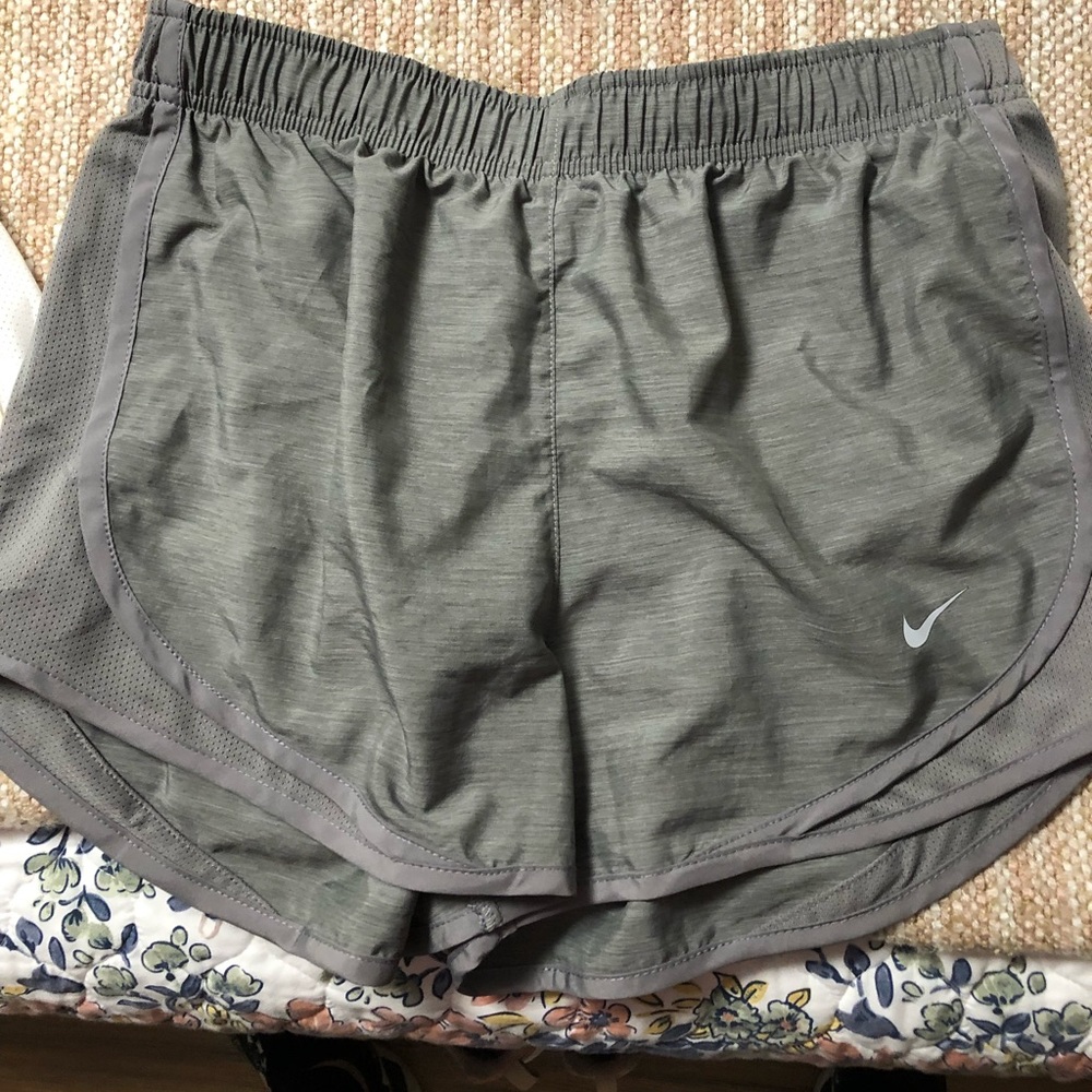 Grey dri fit girls shorts